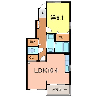 間取図 カーサ三宅