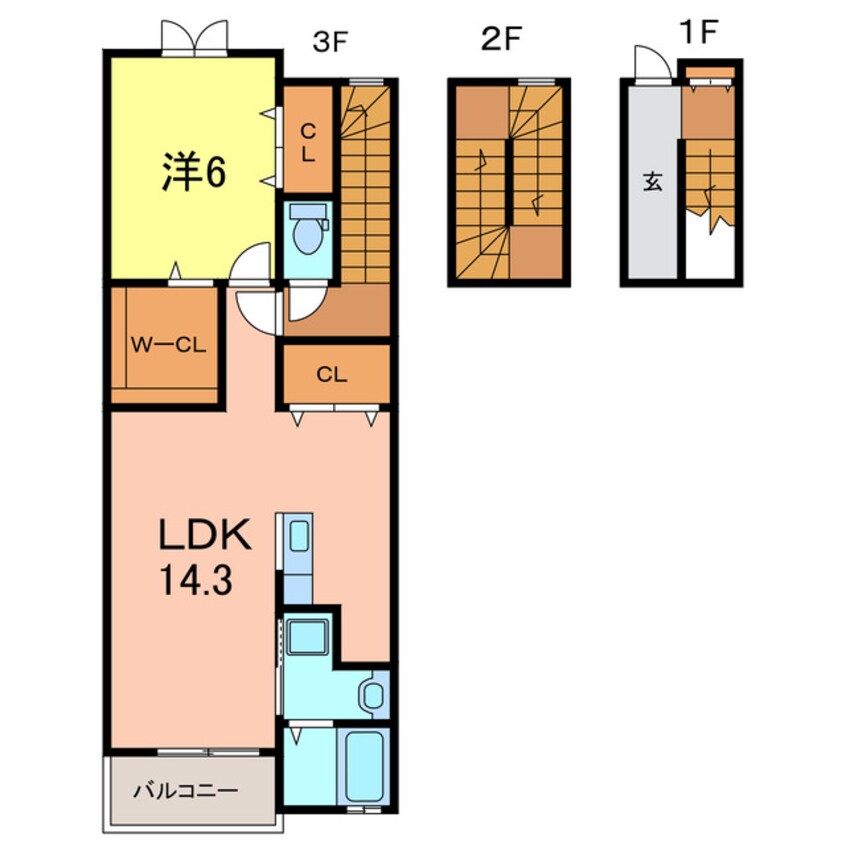 間取図 サンエミー