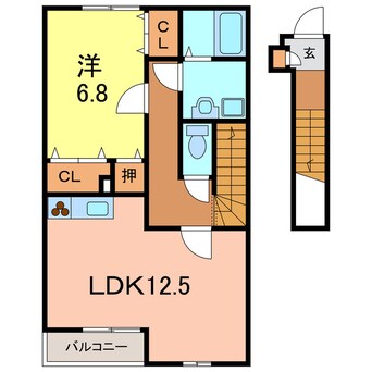 間取図 アンプルール リーブル セキレイ