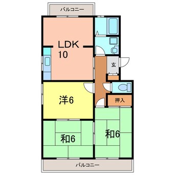 間取図 マンション小山Ａ