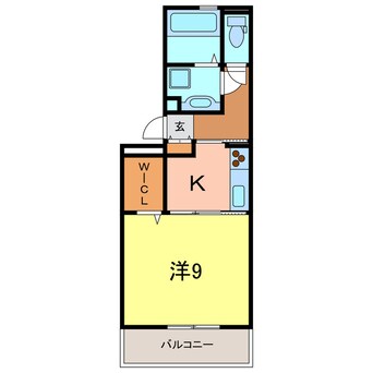 間取図 フローラ島間