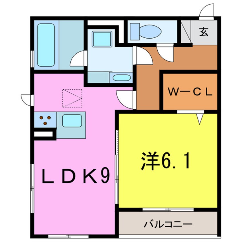 間取図 グランテラス土橋