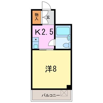 間取図 第3マンション久米