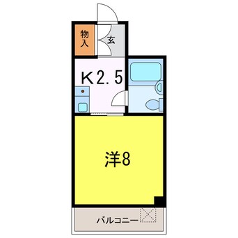 間取図 第3マンション久米