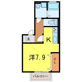 間取図 セジュール今池