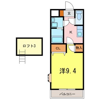 間取図 グリーンコートⅡ