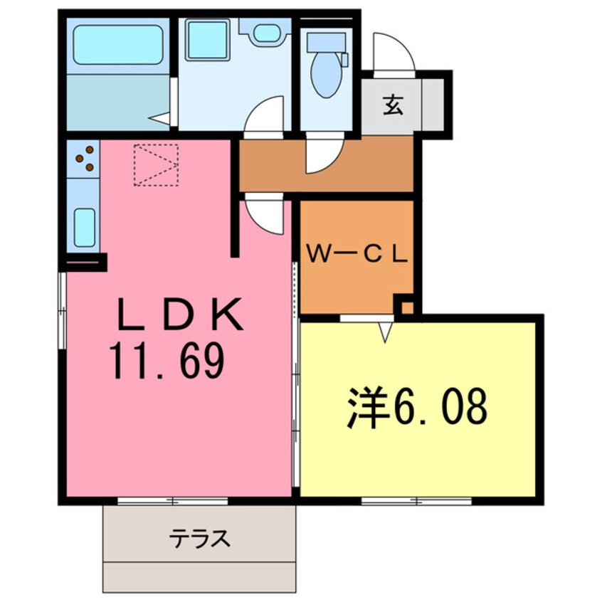 間取図 Nobコリーヌ