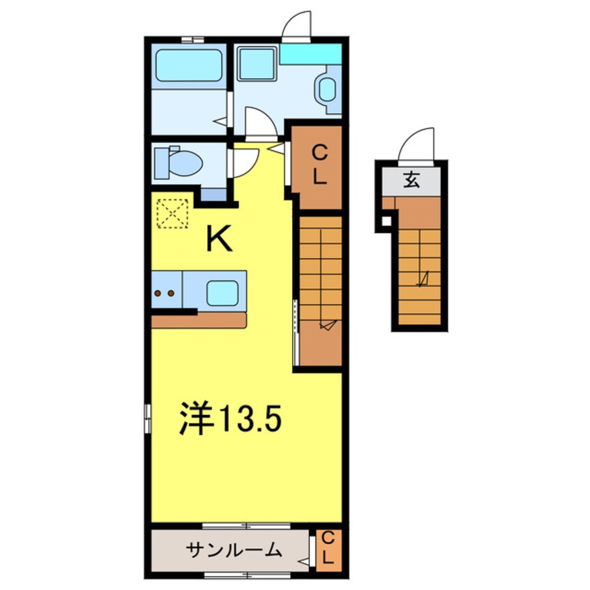 間取図 サンフィールド