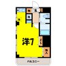 シャトレ宮町（熊谷市宮町） 1Rの間取り
