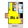 シャトレ宮町（熊谷市宮町） 1Rの間取り