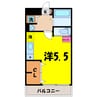 シャトレ宮町（熊谷市宮町） 1Rの間取り
