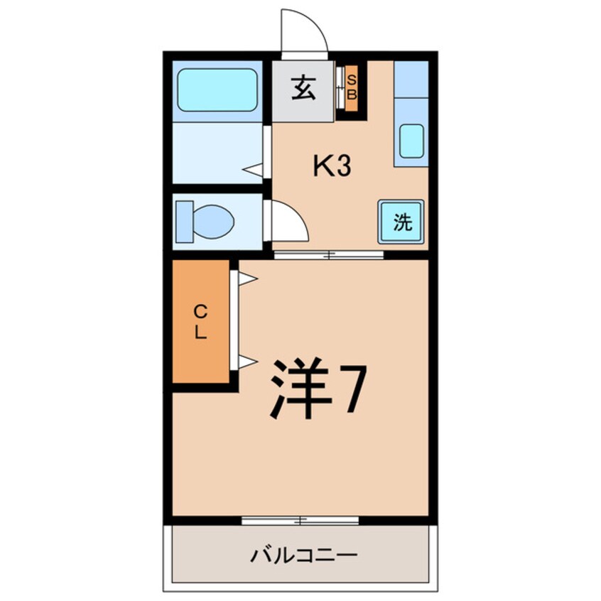 間取図 シティハイムナカヤマ（熊谷市榎町）