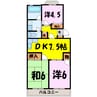 ダイヤモンドマンション1号館 3LDKの間取り
