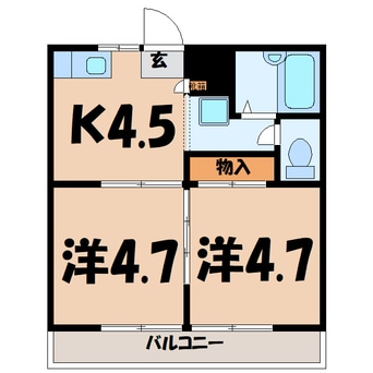 間取図 エルベマンション（行田市忍）