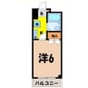 ラフェスタ熊谷（熊谷市石原） 1Kの間取り
