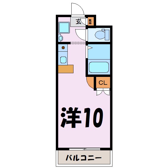間取り図 Ｋ’ｓTOWER（熊谷市銀座）