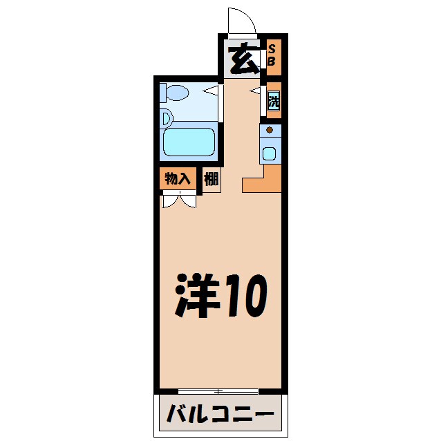 間取り図 Ｋ’ｓTOWER（熊谷市銀座）