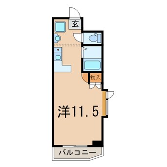 間取図 Ｋ’ｓTOWER（熊谷市銀座）