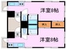 パールヒルズ（熊谷市籠原南） 1Rの間取り