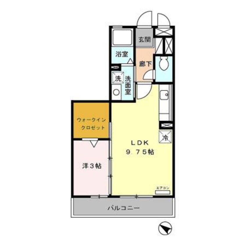 間取図 パーシモン (熊谷市美土里町)