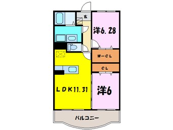 間取図 グラース アンジュ（熊谷市肥塚）1-014304801