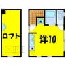 ヴィラアペルト（熊谷市筑波） 1Rの間取り