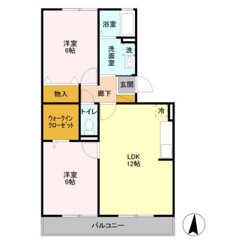間取図 アネシス（熊谷市石原）