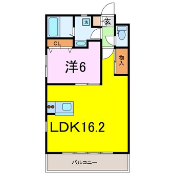 間取図 Excel Kagohara エクセルカゴハラ（深谷市東方）
