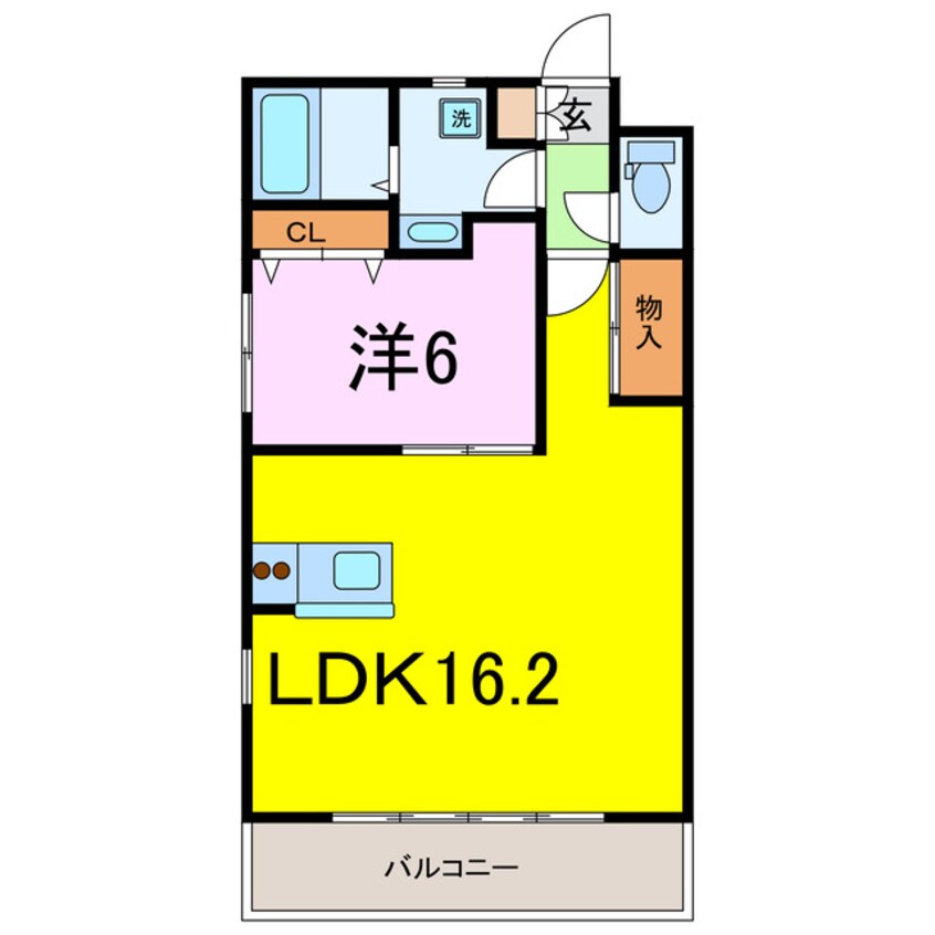 間取図 Excel Kagohara エクセルカゴハラ（深谷市東方）