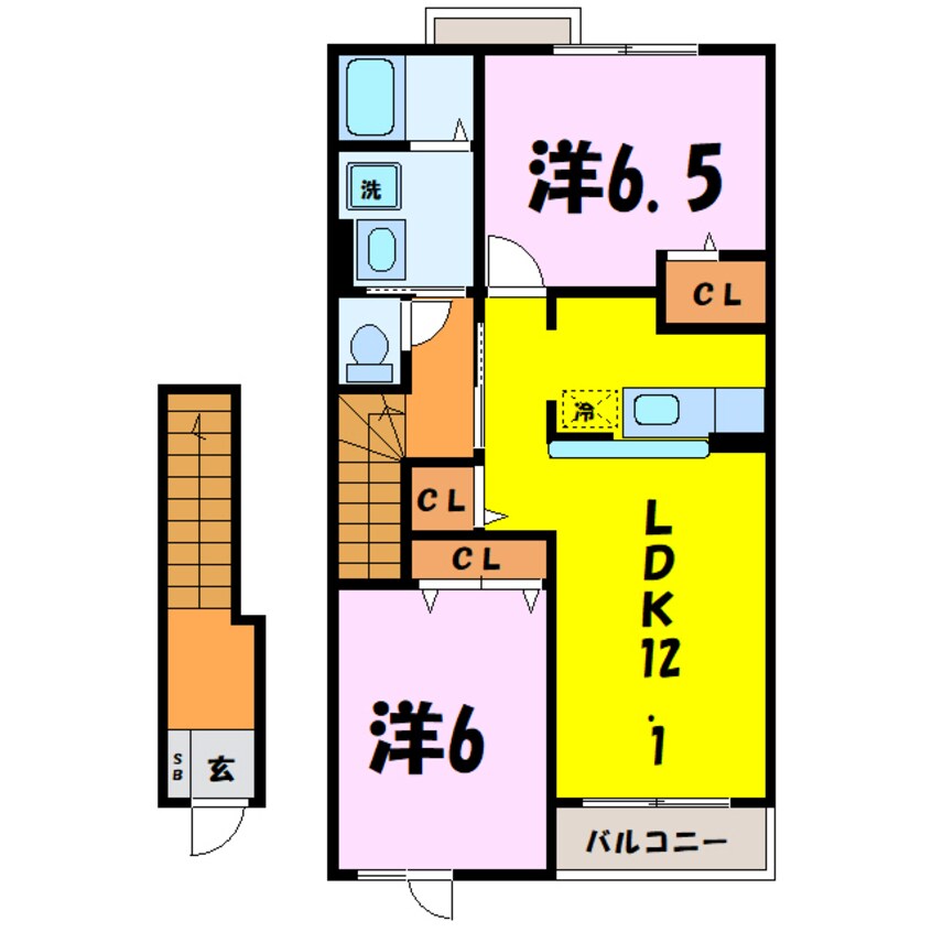 間取図 パークサイド・プリムラ （熊谷市石原）