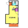 トワエモア 1Rの間取り