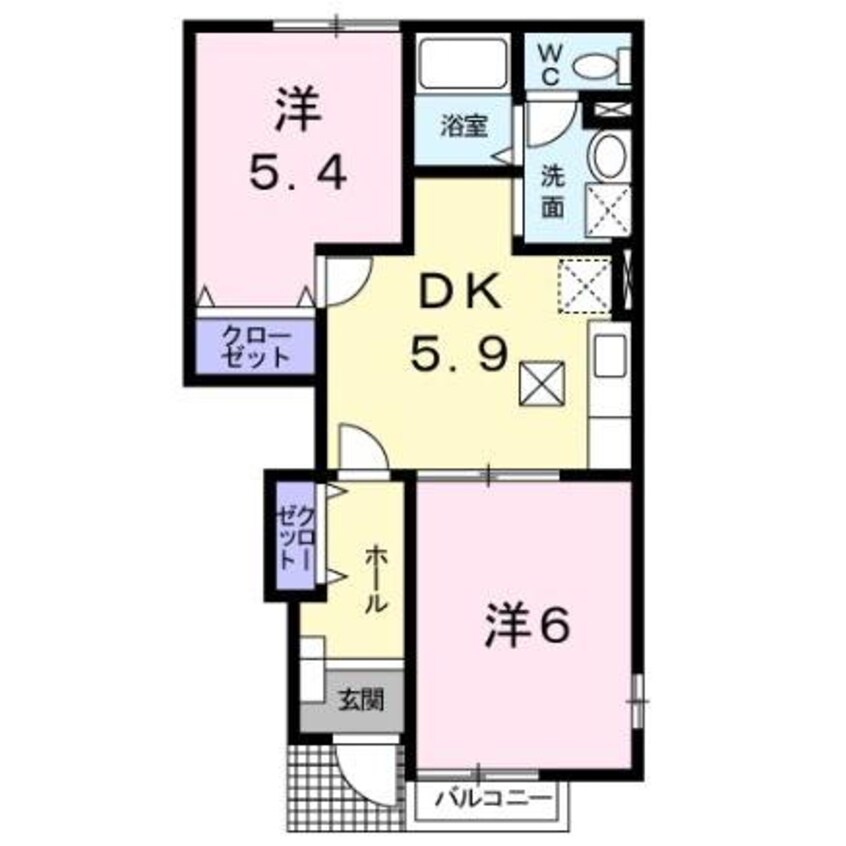 間取図 フレーシア（熊谷市石原）