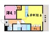 エクシード（熊谷市平戸） 1LDKの間取り