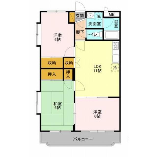 間取り図 パレススリーゼ（熊谷市曙町）700040490-001