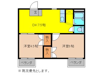 間取図 メゾンドール1番館・２番館