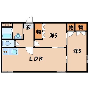 間取図 メゾンドール1番館・２番館