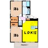 Ｔ－ＳＱＵＡＲＥ（熊谷市中西）101012217-1 2LDKの間取り