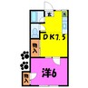 サンコーポⅠ（熊谷市本石） 1DKの間取り