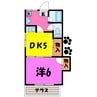 サンコーポⅠ（熊谷市本石） 1DKの間取り