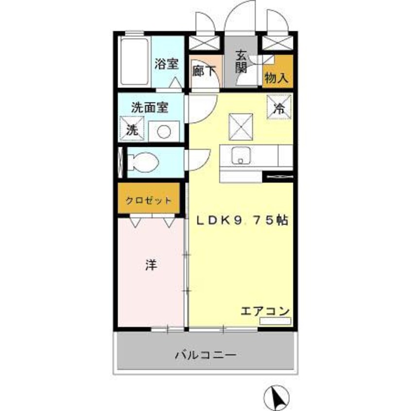 間取図 ＡＧスクエア（熊谷市銀座）