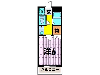 間取図 アルムコーポ2号館（熊谷市新堀）