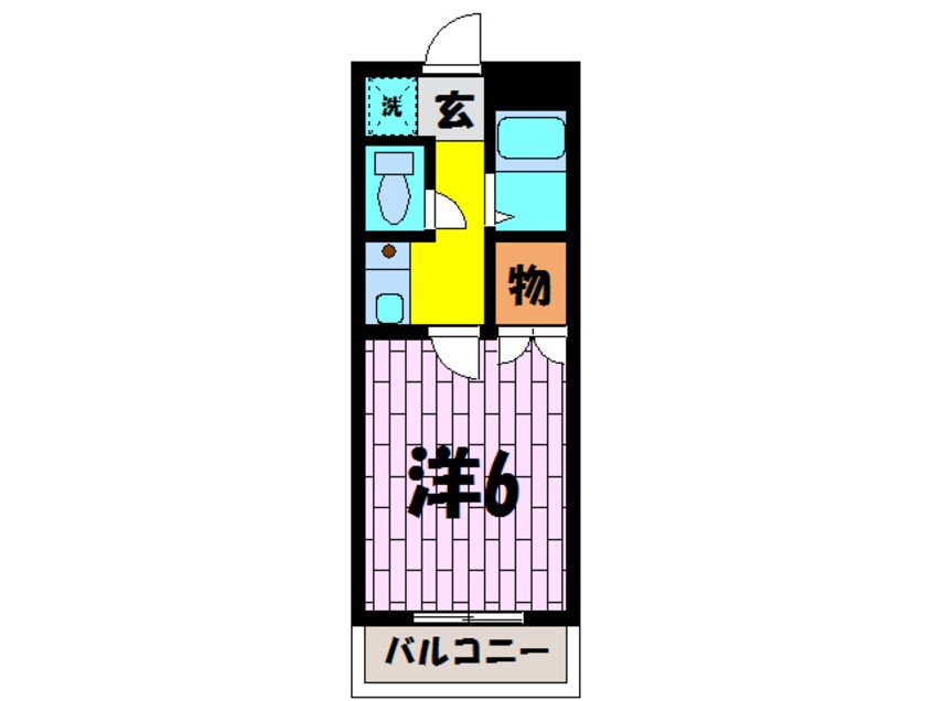 間取図 アルムコーポ2号館（熊谷市新堀）