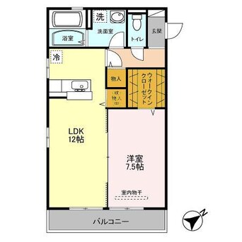 間取図 メゾンα　５（熊谷市箱田）