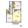グリーンテラス旭町（行田市旭町） 2LDKの間取り