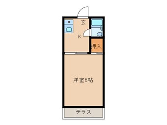 間取図 渋谷コーポ