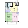 サン・フォルム（熊谷市籠原南） 2DKの間取り