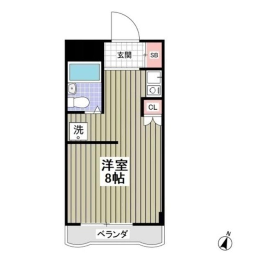 間取図 サルーテ熊谷（熊谷市宮前町）