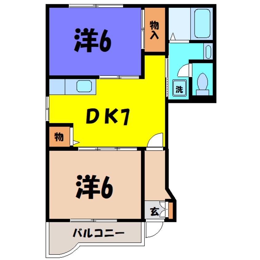 間取図 銀河（熊谷市新堀）010259201