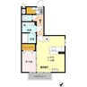 Ｓｅｉ（深谷市上柴西） 1LDKの間取り