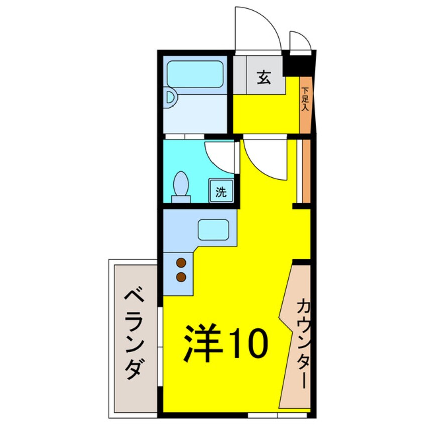 間取図 ハイツ橘（熊谷市万吉）